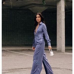 Elegant Women's Satin Jumpsuit